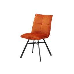 Stoel Gio Roest Velours - Set van 4