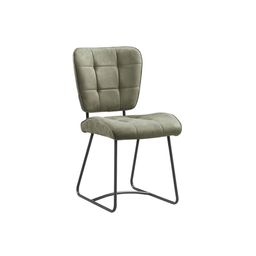 Stoel Henry Groen Stof - Set van 2
