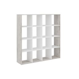 Vakkenkast Camiel Zandeiken - 138,5x143x33 cm