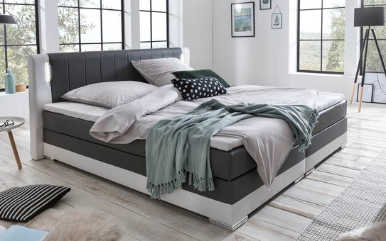 Boxspring Isolde Grijs 180x200cm