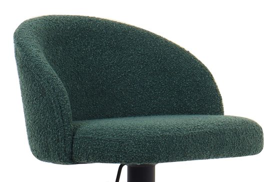 Barkruk Babet Groen Bouclé - Set van 2