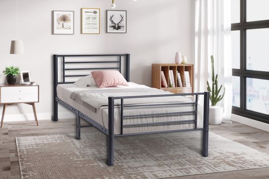Bed Becky Metaal 90x200 cm