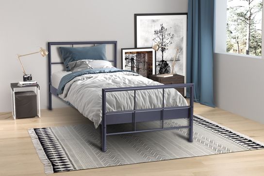 Bed Chuck Donkergrijs 90x200 cm