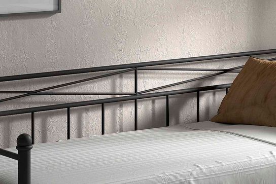 Bed Mabel Zwart 90x200cm