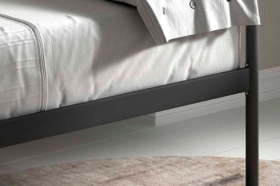 Bed Mabel Zwart 90x200cm