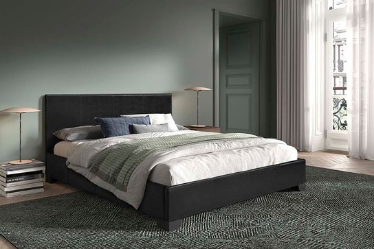 Bed Napels Zwart 160x200cm