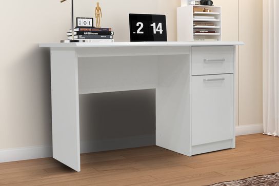 Bureau Royce Wit 120 cm - Met opbergruimte