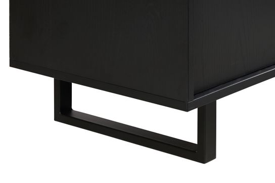 Dressoir Myron Zwart 216 cm