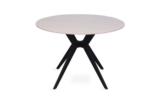 Eetkamertafel Jody Wit Glans Rond 110 cm