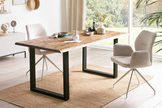 Eetkamertafel Mats Acacia 200x100cm