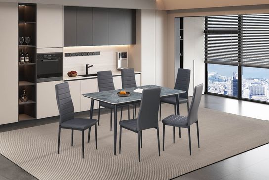 Eetkamertafel Maurice Grijs 140 cm