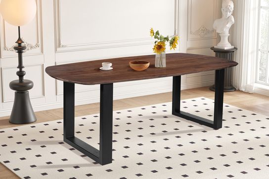 Eetkamertafel Monaco Bruin Ovaal 220 cm