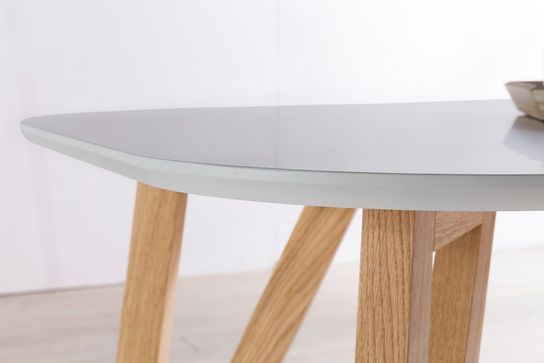 Eettafel Nikolaj Grijs 120 cm