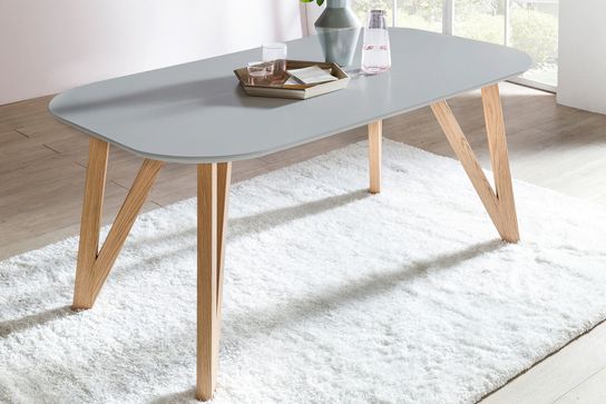 Eettafel Nikolaj Grijs 180 cm