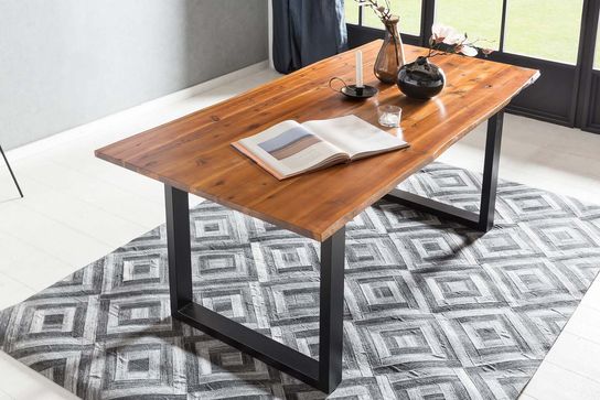 Eettafel Sven Acaciahout 140 cm