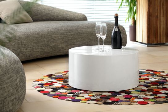 Salontafel Elvina Hoogglans Wit