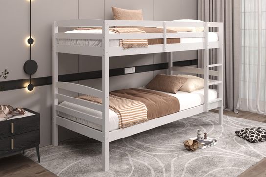 Stapelbed Ravi Wit 90x200 cm Grenen