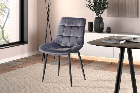 Stoel Alice Taupe - Set van 4