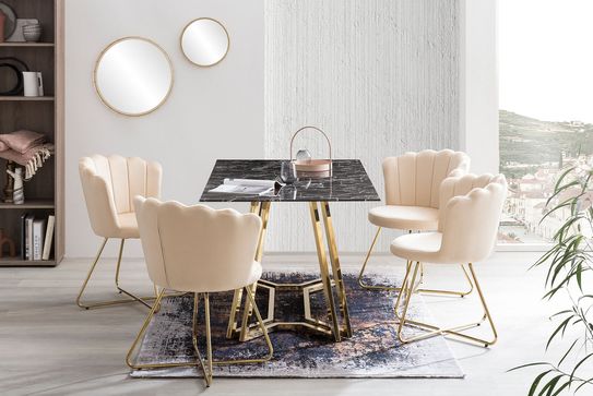 Stoel Chanelle Beige - Set van 2