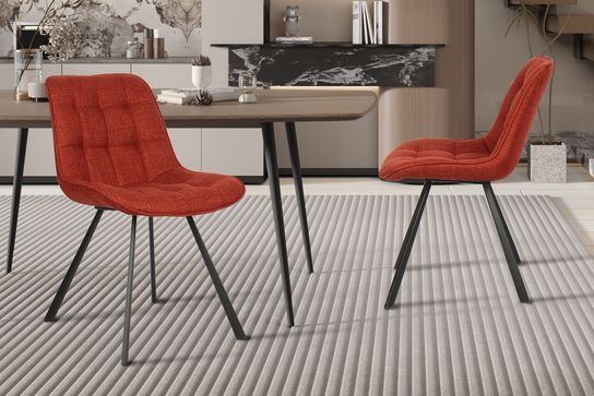 Stoel Johanna Rood - Set van 2
