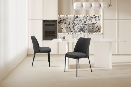 Stoel Lylou Grijs - Set van 2