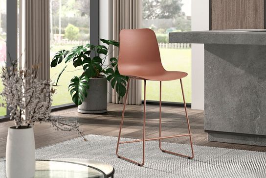 Barkruk Penny Terracotta - Set van 2