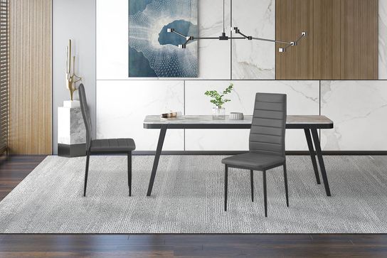 Stoel Robbe Grijs - Set van 4