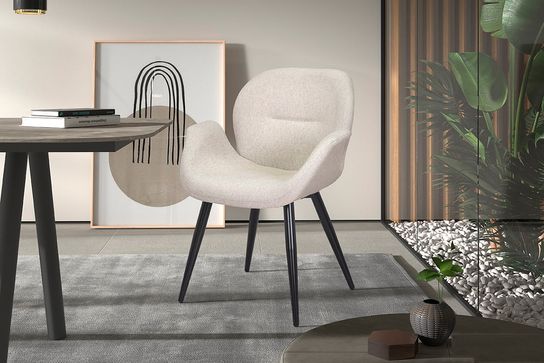 Stoel Tina Beige - Set van 2