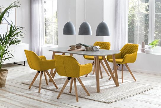 Eettafel Nikolaj Grijs 180 cm
