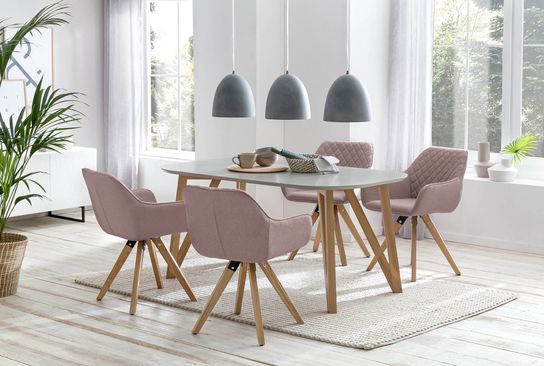 Eettafel Nikolaj Grijs 180 cm
