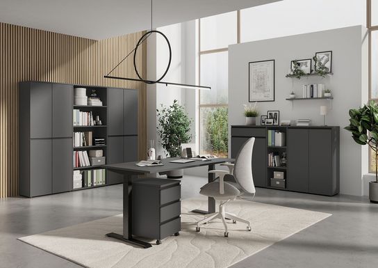 Ladeblok Chicago Grafiet