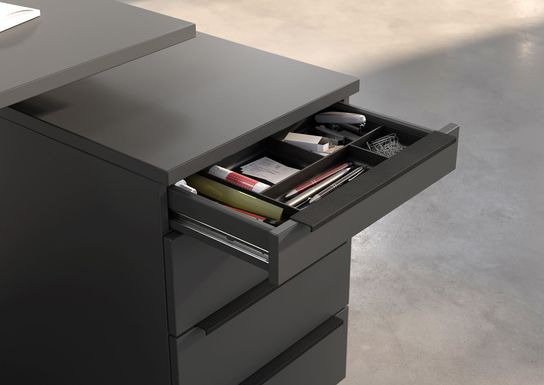 Ladeblok met slot Galileo Grafiet