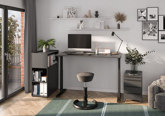 Ladeblok met slot Galileo Grafiet