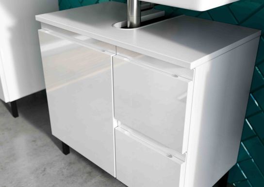 Wastafelkast Abrantes Wit 60 cm