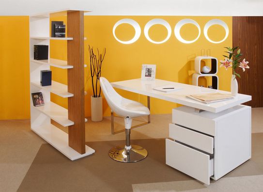 Bureau Javi Wit 160cm