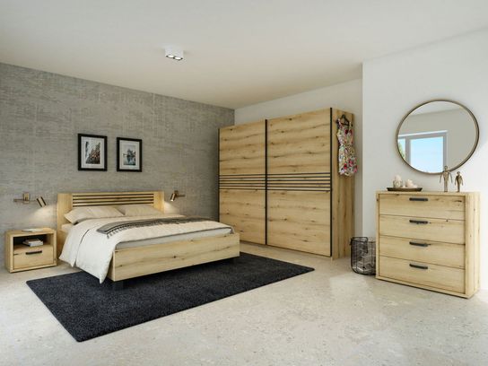 Bed Mekong Eiken 120x200cm