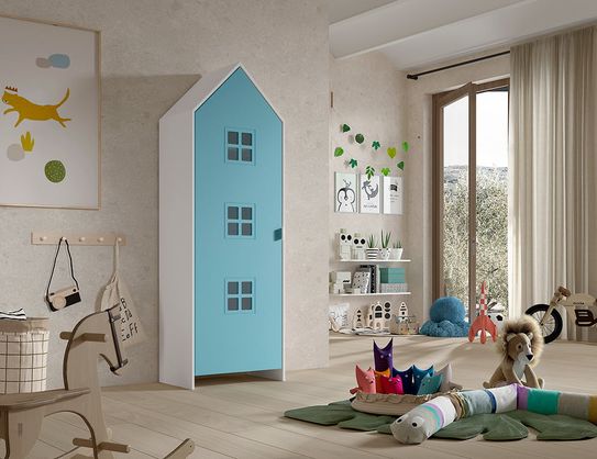 Kledingkast Juul Blauw