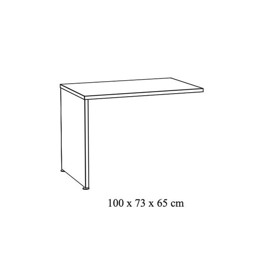Aanbouwtafel Newton Eiken