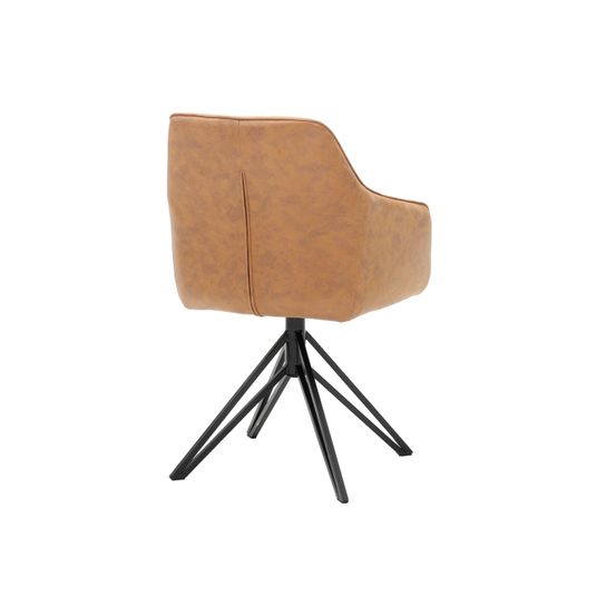 Armstoel Boas Cognac Stof