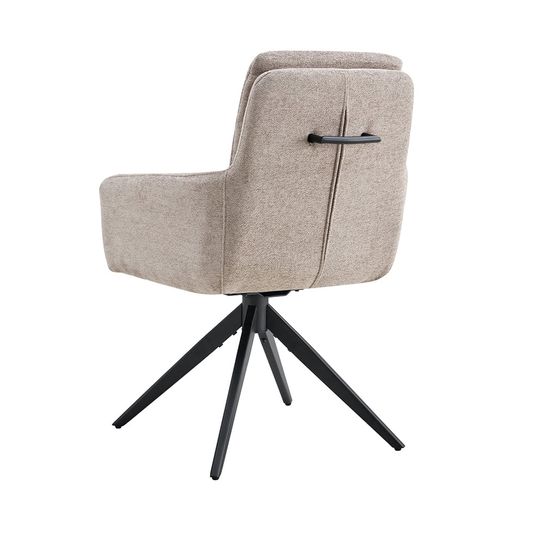 Armstoel Irma Lichtgrijs - Set van 2