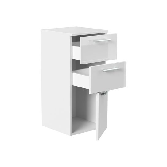 Badkamerkast Houston Wit Hoogglans 75 cm