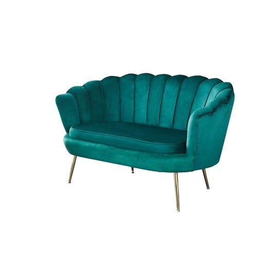 Bank Chanelle Velvet Groen 136 cm