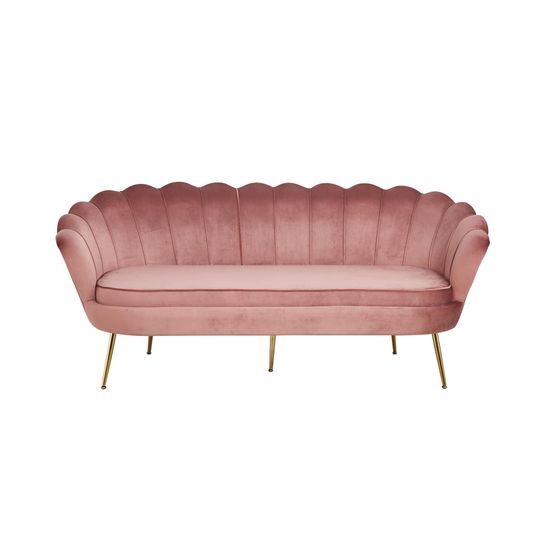 Bank Chanelle Velvet Roze 180 cm