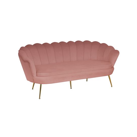 Bank Chanelle Velvet Roze 180 cm