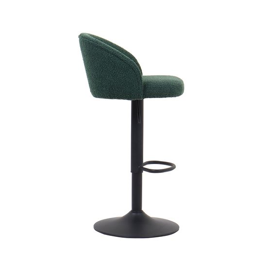 Barkruk Babet Groen Bouclé - Set van 2