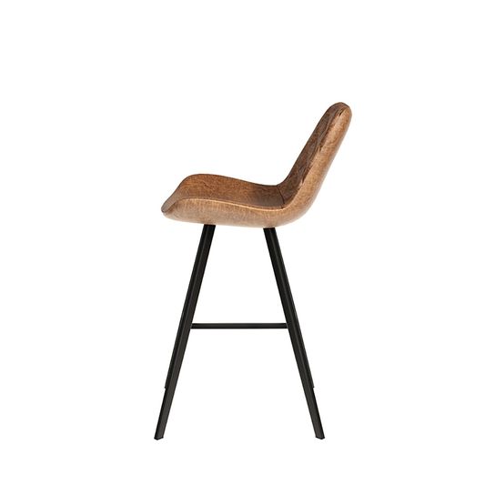Barkruk Jonathan Cognac - Set van 2
