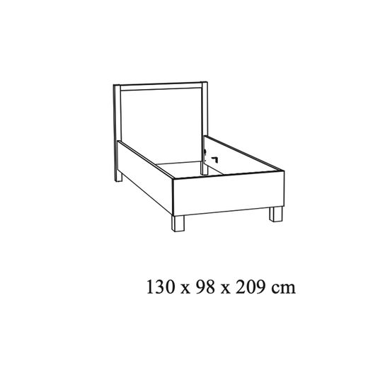 Bed Yumi Eiken 120x200cm