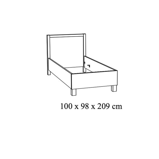 Bed Yumi Eiken 90x200cm