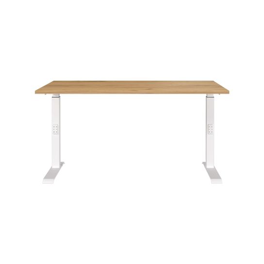 Bureau Galileo Eiken Wit 140 cm