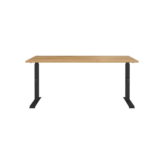 Bureau Galileo Eiken Zwart 160 cm